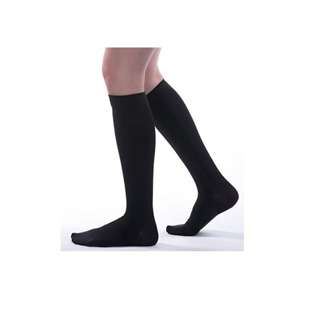 Allegro 20-30 mmHg Surgical 200/Short Black‎ Knee High Compression Socks XXL